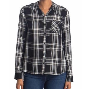 Como Vintage Plaid Button Down NWT